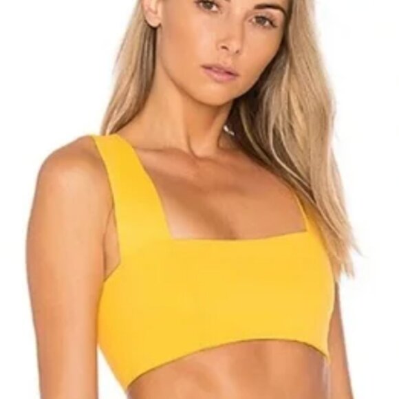 L*Space Parker Bikini Top in Sunshine, size S - Picture 1 of 1